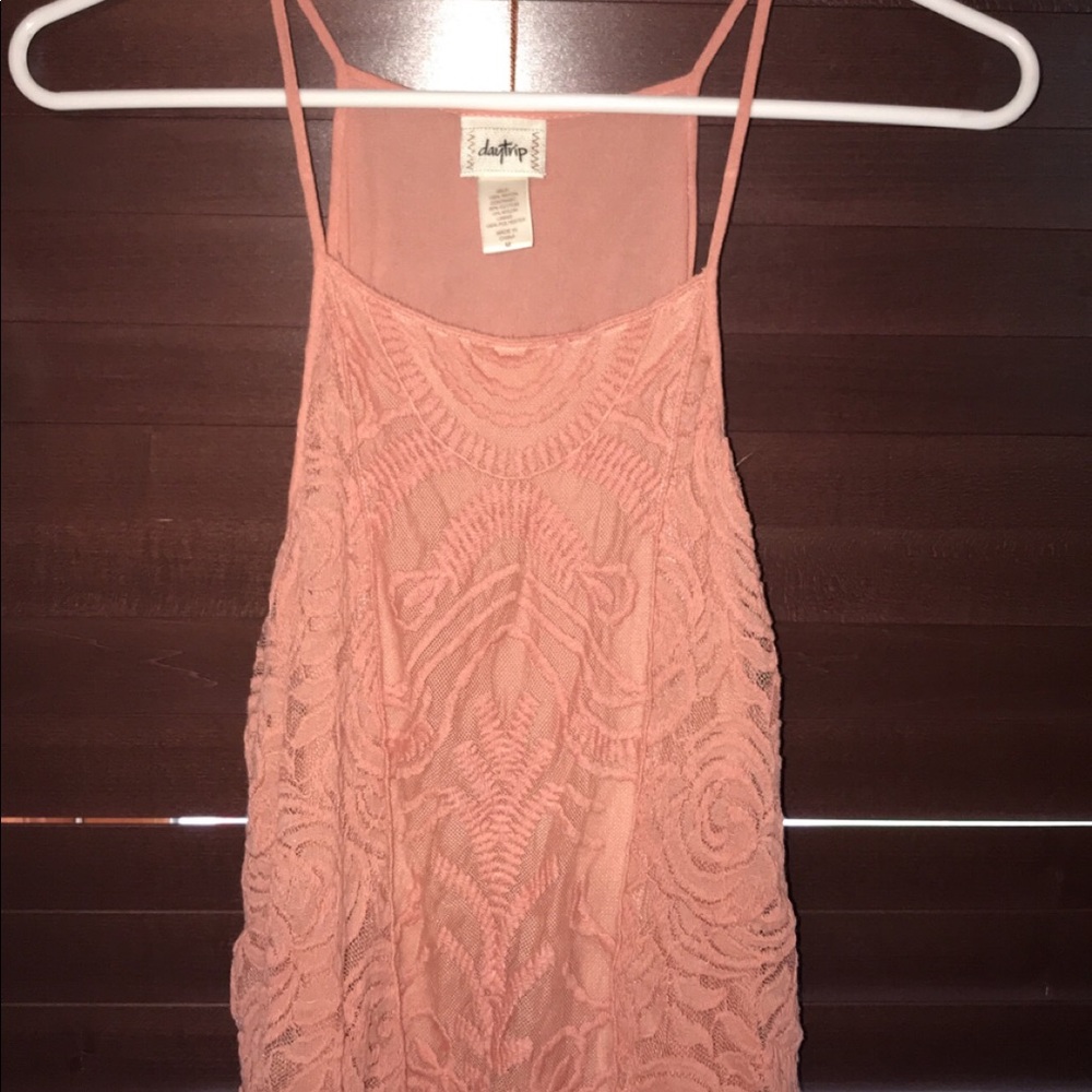 Pink tank top